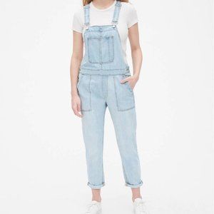 Gap Relaxed Denim Overalls, Light Indigo, S